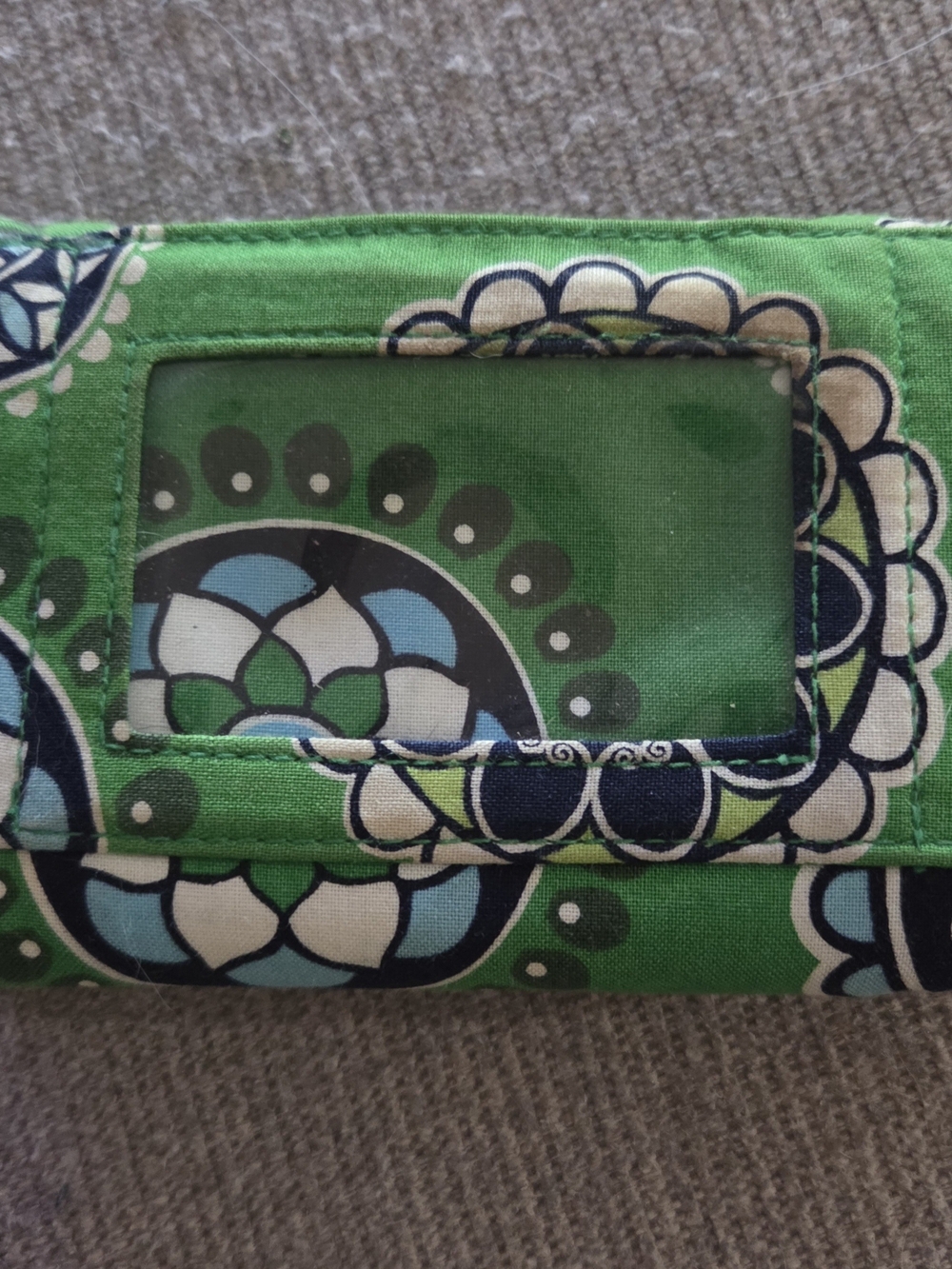 Vera Bradley Go Wild Kisslock Wallet